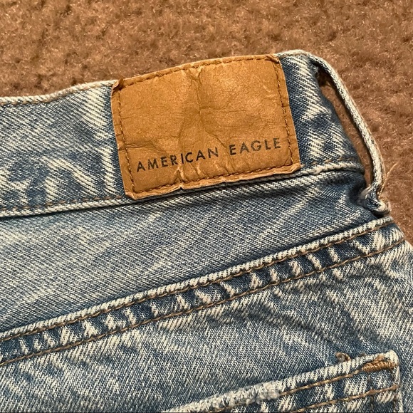 🛑SOLD🛑American Eagle distressed Mom Shorts SZ 0 - Picture 4 of 10
